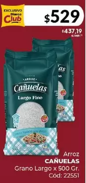 cañuelas - Arroz