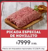 X$ - PICADA ESPECIAL DE NOVILLITO