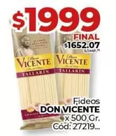 Don Vicente - Fideos