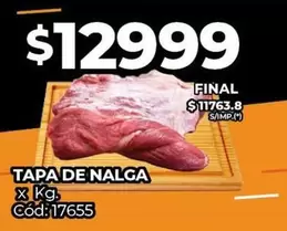 X$ - TAPA DE NALGA