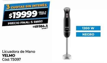 Yelmo - Licuadora de Mano