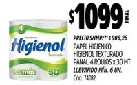 Higienol - PAPEL HIGIENICO HIGIENOL TEXTURADO