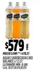 X$ - AGUAS SABORIZADAS BIO BALANCE