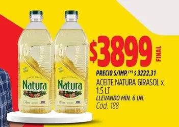 Natura - ACEITE GIRASOL
