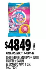 Flynn Paff - CHUPETIN TUTTI FRUTTI