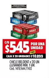 Beldent - CHICLE x 20 UN