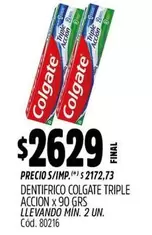 Colgate - TRIPLE ACCION
