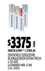 Sensodyne - DENTIFRICO BLANQUEADOR EXTRA FRESH