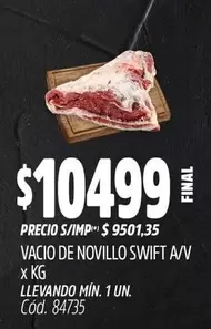 Swift - VACIO DE NOVILLO A/V