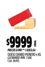 X$ - QUESO DANBO PIONERO x KG