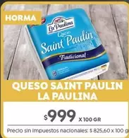 La paulina - QUESO SAINT PAULIN