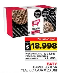 Paty - Hamburguesa Clasico 