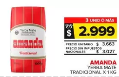 Amanda - Yerba Mate Tradicional