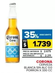Corona - Cerveza Blanca Sin Alc 0.0 Porron