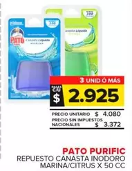 Pato Purific -  Repuesto Canasta Inodoro Marina/Citrus
