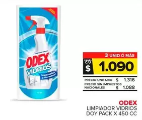 Odex - Limpiador Vidrios Doy Pack
