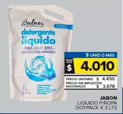 detergente líquido