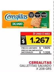 Cerealitas - Galletitas Salvado