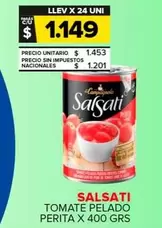 Salsati - Tomate Pelado Perita 