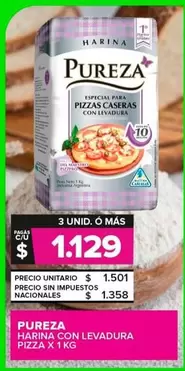 Pureza - Harina Con Levadura Pizza