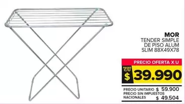 Mor - Tender Simple De Piso Alum Slim