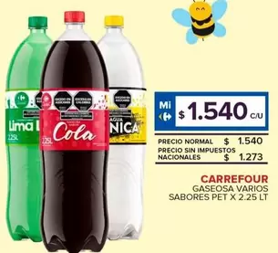 Carrefour - Gaseosa Varios Sabores