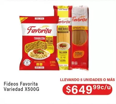 Favorita - Fideos