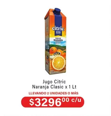 Citric - Naranja Clasic x 1 Lt