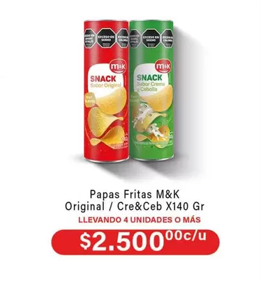 M&K - Papas Fritas Original / Cre&Ceb