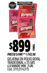 Royal - GELATINA EN POLVO TRADICIONAL