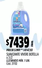 Vivere - SUAVIZANTE BOTELLA