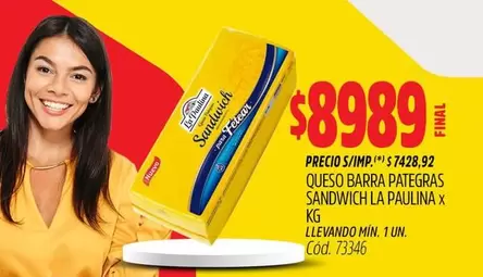 La paulina - QUESO BARRA PATEGRAS