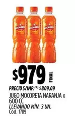 Mocoreta - JUGO NARANJA