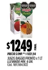 Baggio - JUGOS PRONTO x 1 LT