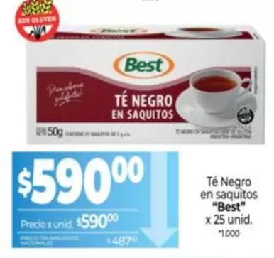 Best - Té Negro en saquitos