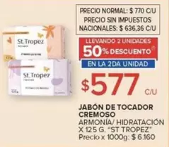 X$ - JABÓN DE TOCADOR CREMOSO
