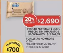 X$ - TOALLITAS HUMEDAS