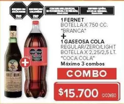 Coca cola - FERNET + GASEOSA COLA