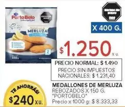 X$ - MEDALLONES DE MERLUZA
