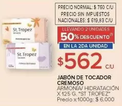 X$ - JABÓN DE TOCADOR CREMOSO