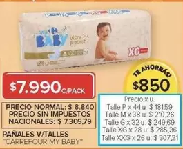 Ultra - PAÑALES V/TALLES