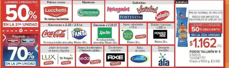 Lucchettinis - Fideos Tallarín N° 5