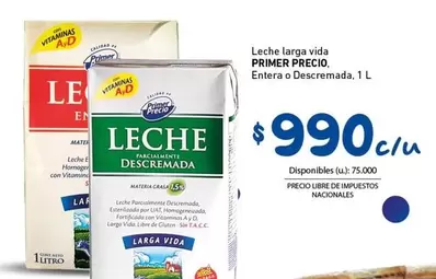 Primer Precio - Leche