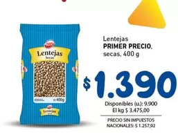 Primer - Lentejas