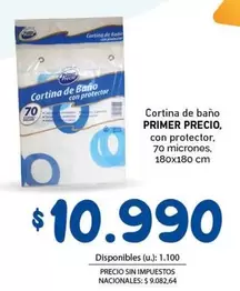 Primer - Cortina de baño