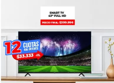 SMART TV 43" FULL HD