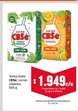 Serranas - Yerba mate