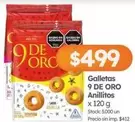 9 de oro - Galletas 9 DE ORO Anillitos