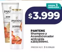 Pantene - Shampoo y Acondicionador anticalda