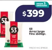 53 - Arroz largo fino